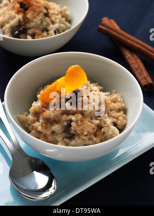 Vegano budino di riso Foto Stock