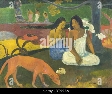 Arearea (scherzi), 1892. Artista: Gauguin, Paolo Eugéne Henri (1848-1903) Foto Stock