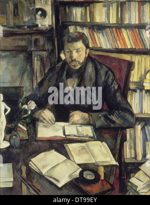 Gustave Geffroy, 1895-1896. Artista: Cézanne, Paul (1839-1906) Foto Stock