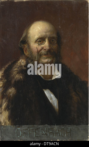 Ritratto di Jacques Offenbach (1819-1880). Artista: Anonimo Foto Stock