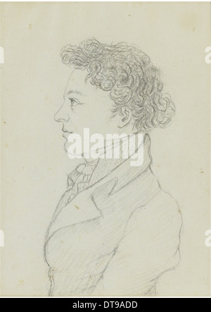 Franz Schubert (1797-1828), all'età di 17 anni, ca 1814. Artista: Schober, Franz von (1796-1882) Foto Stock