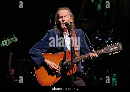 Austin, Texas, Stati Uniti d'America. Xi Febbraio, 2014. Il cantante canadese-cantautore Gordon Lightfoot esegue in concerto a ACL Live at Moody teatro di Febbraio 11, 2014 di Austin in Texas - USA. Credito: Manuel Nauta/NurPhoto/ZUMAPRESS.com/Alamy Live News Foto Stock