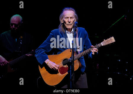 Austin, Texas, Stati Uniti d'America. Xi Febbraio, 2014. Il cantante canadese-cantautore Gordon Lightfoot esegue in concerto a ACL Live at Moody teatro di Febbraio 11, 2014 di Austin in Texas - USA. Credito: Manuel Nauta/NurPhoto/ZUMAPRESS.com/Alamy Live News Foto Stock