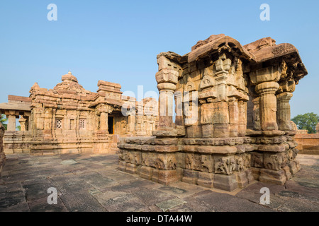 Tempio Virupaksha, Sito Patrimonio Mondiale dell'UNESCO, Hampi, Karnataka, India Foto Stock