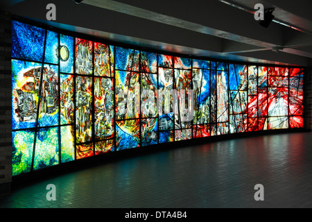 La stazione della metropolitana di Place des Art, Montreal, Provincia di Quebec, Canada Foto Stock