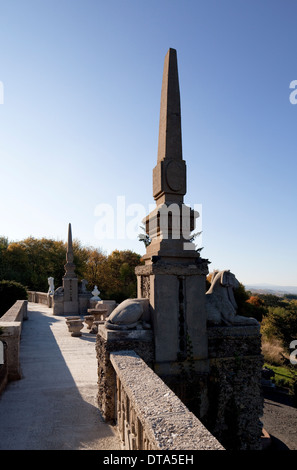 Rieder, Roseburg zwischen Ballenstedt und Rieder im Ostharz, Landschaftspark Foto Stock