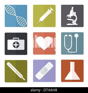 Icone mediche Foto Stock