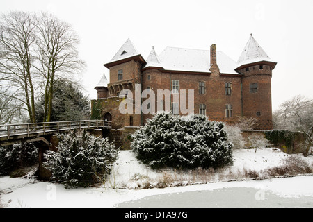 Krefeld, Burg Linn Foto Stock