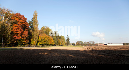 Erkelenz, Pesch Ortsteil vor Zerstörung durch den Braunkohletagebau Garzweiler Foto Stock