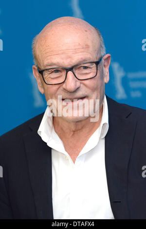 Berlino, Germania. Xiii Febbraio, 2014. Volker Schloendorff durante il 'Diplomatie' photocall al 64esimo Festival Internazionale del Cinema di Berlino / Berlinale 2014 nel febbraio del credito: dpa picture alliance/Alamy Live News Foto Stock