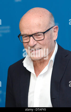 Berlino, Germania. Xiii Febbraio, 2014. Volker Schloendorff durante il 'Diplomatie' photocall al 64esimo Festival Internazionale del Cinema di Berlino / Berlinale 2014 nel febbraio del credito: dpa picture alliance/Alamy Live News Foto Stock