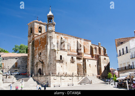 San Martin de Tours chiesa; Trujillo Foto Stock