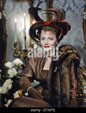 OLIVIA de Havilland anglo-americano attrice cinematografica di 1940 nella pellicola non identificato Foto Stock
