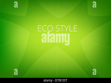 Abstract eco-green sfondo frecce Foto Stock