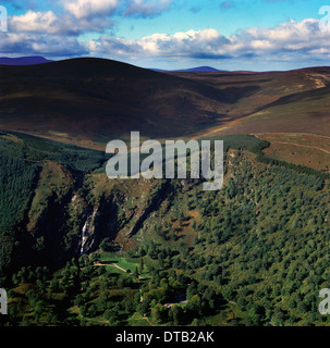 Immagine Vintage Circa 1970: al Powerscourt Waterfall, County Wicklow, Irlanda Foto Stock