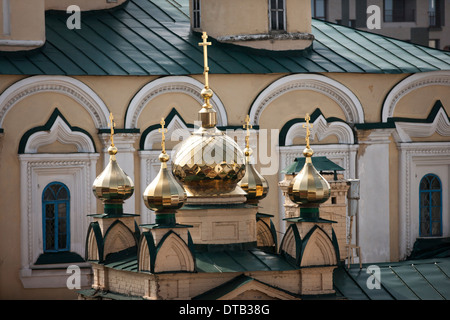 Pokrovsky chiesa e la chiesa di San Nicola a Kazan, il Tatarstan, Russia Foto Stock