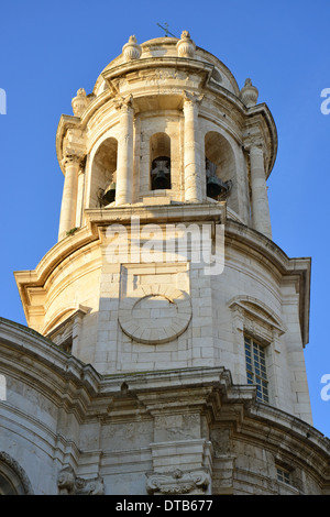 Cádiz Cattedrale (Catedral de Cádiz), Plaza de la Catedral, Città Vecchia, Cádiz, Provincia di Cadice, Andalusia, Spagna Foto Stock