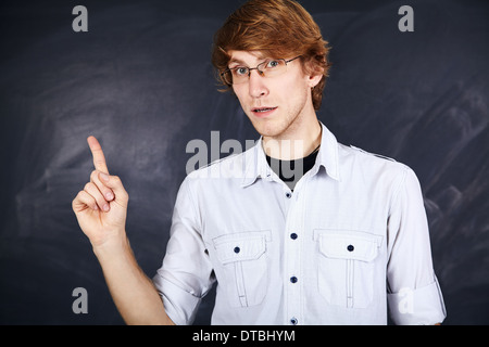 Ritratto di un giovane uomo Foto Stock