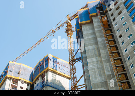 Nuovo alto sorge andando fino in Corea del Sud. Foto Stock