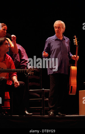 Lo spagnolo chitarrista di flamenco Paco Peña Foto Stock