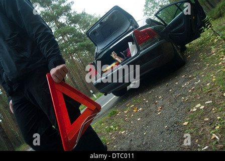 Ripartizione del veicolo Foto Stock