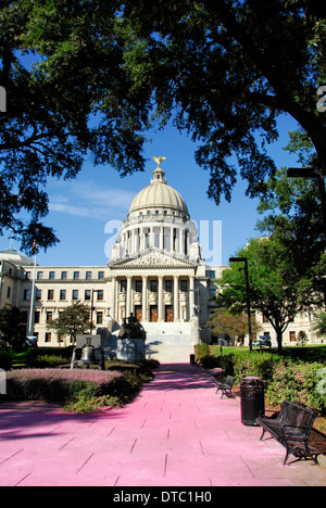 La Mississippi State Capitol Building a Jackson, in Mississippi, Foto Stock