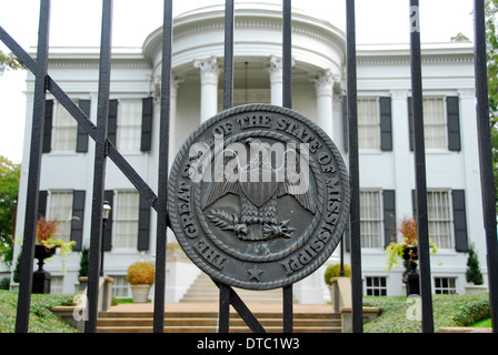 Residenza del Governatore di Jackson, in Mississippi Foto Stock