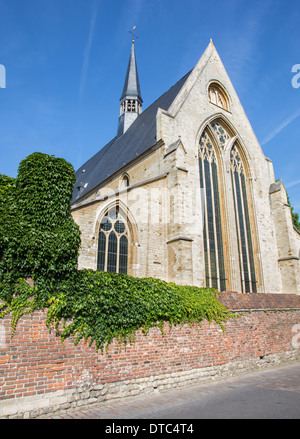 LEUVEN, Belgio - 3 Settembre 2013: Sint Jan de Doperkerk chiesa dal sud. Foto Stock