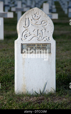 Craonelle, Francia, Franzoesischer cimitero militare per commemorare la battaglia dell'Aisne Foto Stock