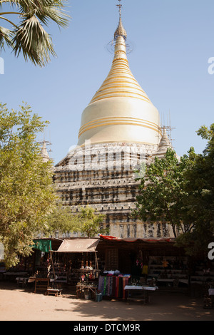 Manuha Tempio Phaya Bagan Birmania Myanmar Foto Stock