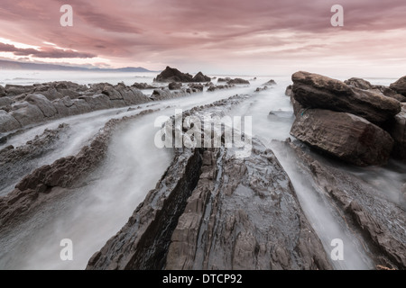 Spiaggia di Barrika Foto Stock