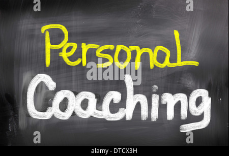 Personale concetto di coaching Foto Stock