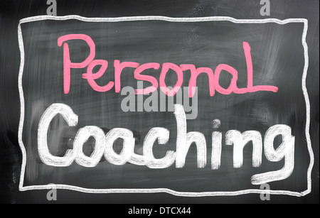 Personale concetto di coaching Foto Stock