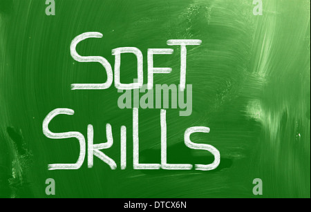 Soft skills Concept Foto Stock