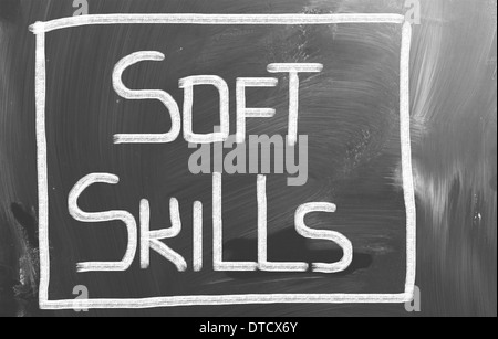 Soft skills Concept Foto Stock