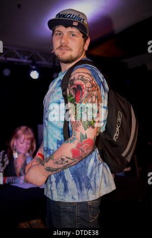 Brighton Tattoo Convention 2014, East Sussex, Regno Unito Foto Stock