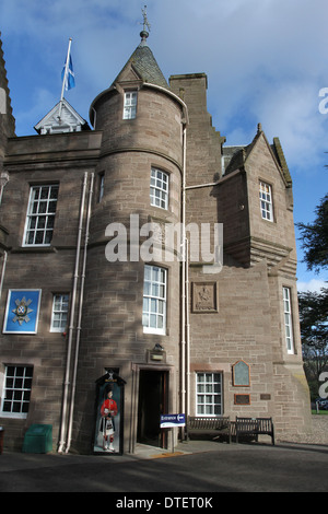 Esterno del museo di Black Watch Perth Scozia Febbraio 2014 Foto Stock