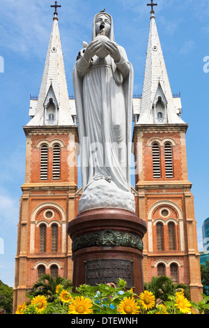 La cattedrale di Notre Dame, a Saigon, Vietnam Foto Stock