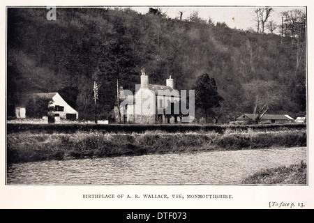 Il luogo di nascita di Alfred Russel Wallace Foto Stock