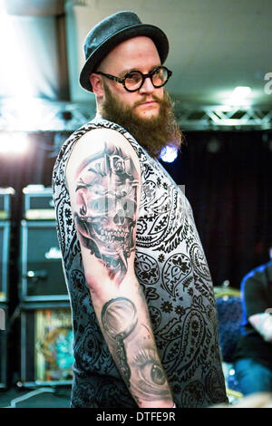 Brighton Tattoo Convention 2014, East Sussex, Regno Unito Foto Stock