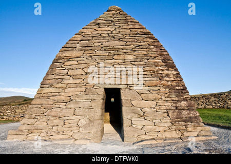 Oratorio di Gallarus Contea di Kerry Irlanda Foto Stock
