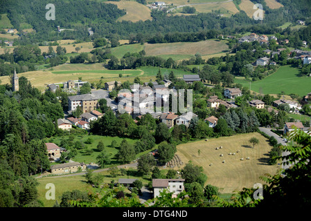 Vitriola nella valle del Drago - Modena Appennino ovest Reggio Emilia colline in Italia la Regione Emilia Romagna Foto Stock