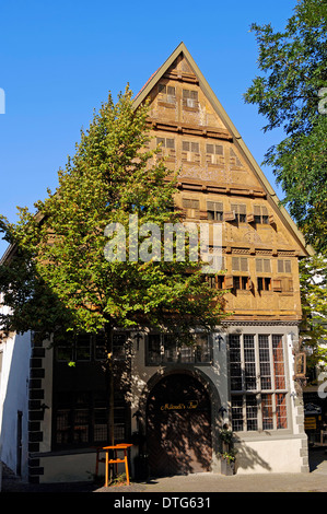 Legno a casa 'Casa Dorsi', Bad Salzuflen, Nord Reno-Westfalia, Germania Foto Stock