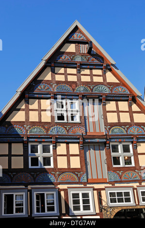 Legno a casa, Bad Salzuflen, Nord Reno-Westfalia, Germania Foto Stock