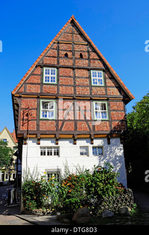 Legno a casa, Bad Salzuflen, Nord Reno-Westfalia, Germania Foto Stock