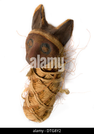 Mummie egizie cat Foto Stock