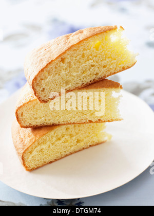 Fette di torta di yogurt Foto Stock