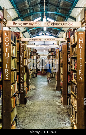 Il baratto libri, Alnwick, Northumberland, Regno Unito. Foto Stock