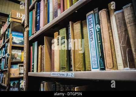 Il baratto libri, Alnwick, Northumberland, Regno Unito. Foto Stock