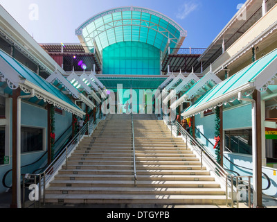 Baywalk Shopping Mall, Rodney Bay, Saint Lucia, isole Windward, Piccole Antille Foto Stock